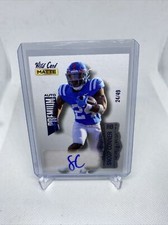 2022 Wild Card Matte Snoop Conner Jaguars-PREMIUM AUTO Blue #24/49 JERSEY #