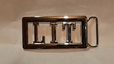 LIT Custom Personalized Name Belt Buckle -Put your name or word on Buckle
