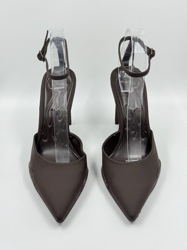 Bershka tacco donna marrone ecopelle taglia UK 7 - Foto 4 di 11