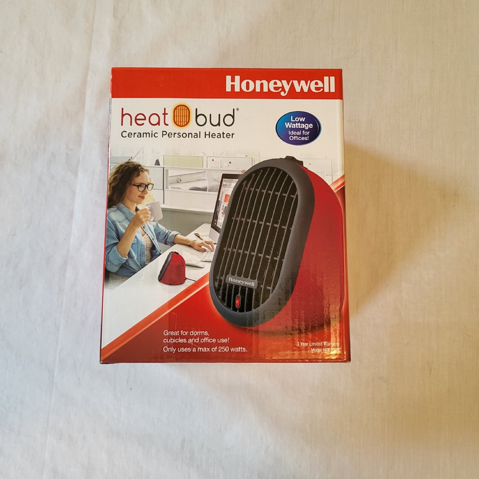 New In Box Honeywell Heat Bud Ceramic Portable Mini Heater Red HCE100B  92926411008 | eBay