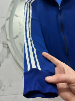 Adidas Vintage 70s 80s Blue Track Jacket Made In Austria Size S | eBay
