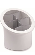 Scolaposate Con Separatori,bianco,grigio/Made In Italy/100% BPA Free,17x16x16cm