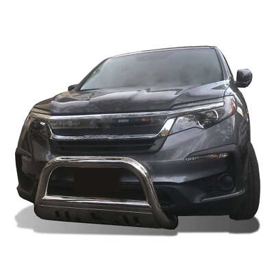 Black Horse Bull Bar Skid Plate Stainless Steel fit 2017-2023 Honda Ridgeline