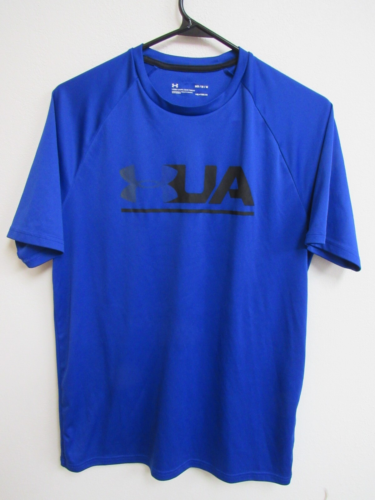 Under Armour HeatGear Loose Blue Short-Sleeve Lightweight Logo T