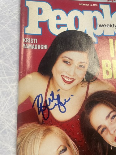 Kristi Yamaguci Firmato People Magazine Jsa Modellino Auto Pattinatore Olimpiadi - Foto 2 di 3