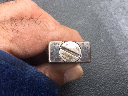 Vintage Sterling Silver Dunhill London Cigarette Lighter No Reserve - Picture 6 of 8