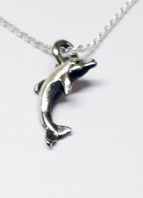 Delfin Silber Anhänger