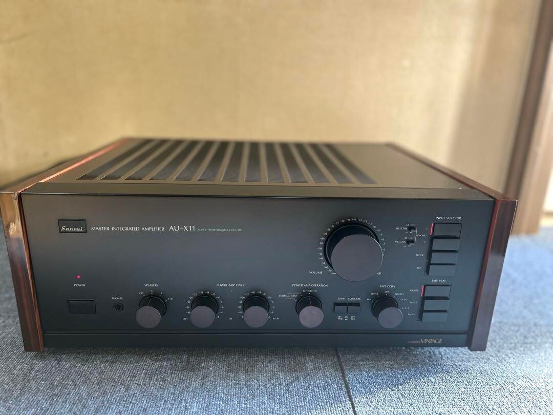SANSUI AU-X11 マスターインテグレーテッドDCアンプ Sansui AU-X11 Master Integrated Pre-Main Amplifier Sansui