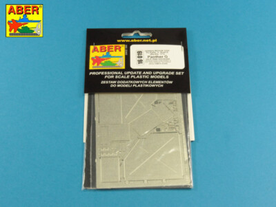 MW22 ABER MODELS 16019 PANTHER G/JAGDPANTHER- VOL.5- REAR TOOL BOXES  for TAMIYA