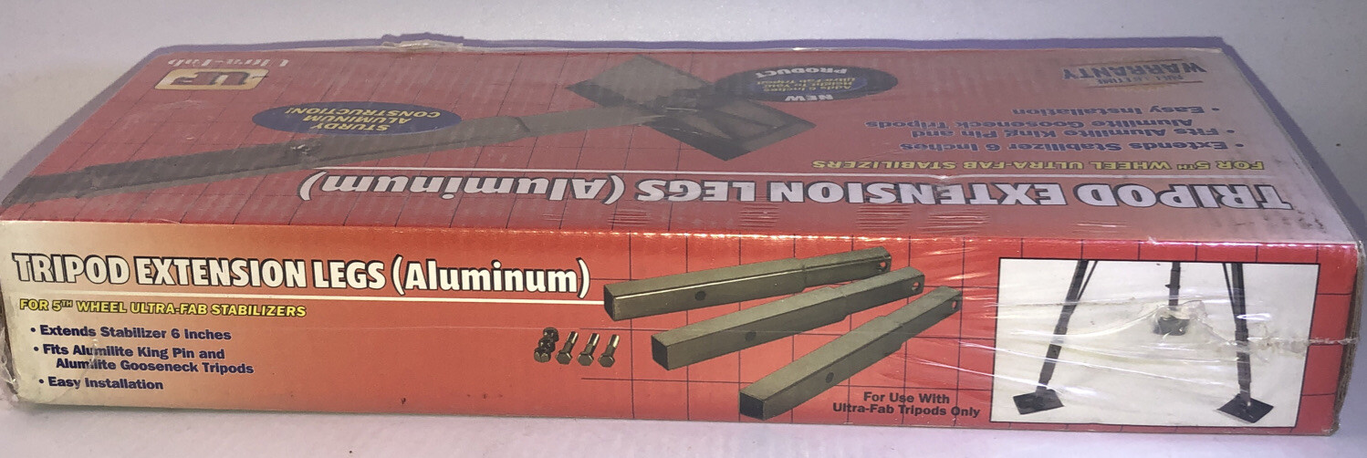 19950202 Aluminum Tripod Leg Extensions For 5th Wheel UltraFab