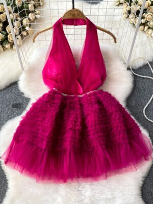 Hot Lady Beach Vacation Backless Dress Hottie Slim A-Line Cake Dress Party Skirt | eBay Hot Lady Beach Vacation Backless Dress Hottie Slim A-Line Cake Dress Party Skirt | eBay