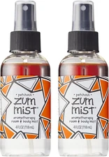 Zum Mist Room and Body Spray - Patchouli - 4 Fl Oz (Pack of 2)