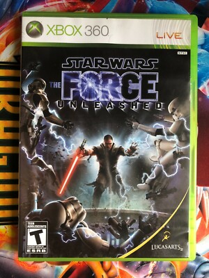 Star Wars: The Force Unleashed (Microsoft Xbox 360, 2008) COMLETE