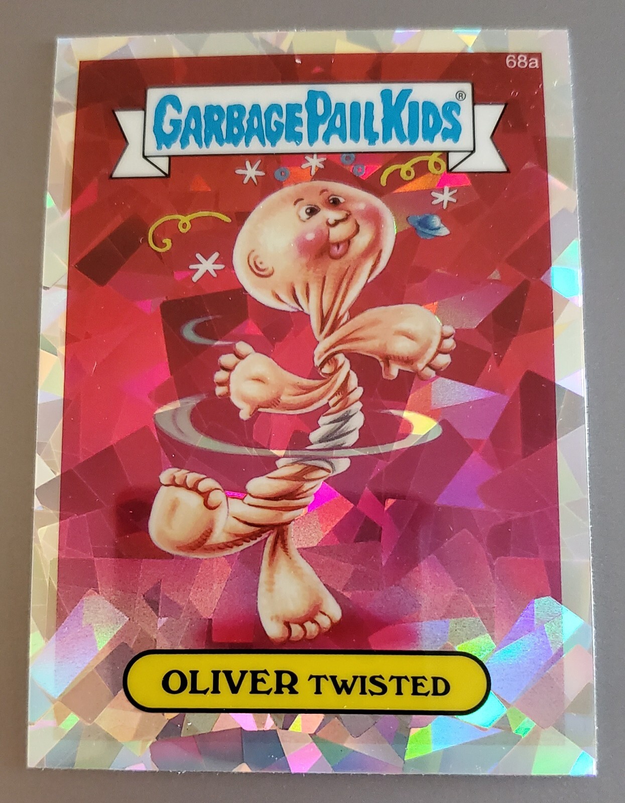 2014 Garbage Pail Kids Series 2 Chrome Oliver Twisted ATOMIC Refractor #68a