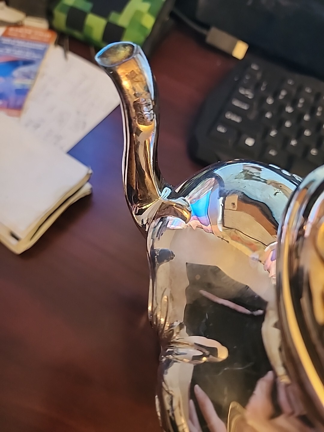 Antique Pairpoint Mfg Quadruple Silver Plated 3-piece Tea/Coffee Set #387 C.1904