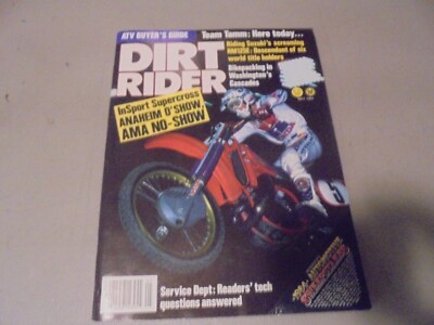 MAY 1984 DIRT RIDER MAGAZINE,CAN-AM 175ASE,SUZUKI RM125,PARKER 400