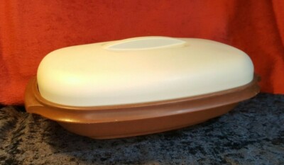 Tupperware 1273 mikrowellengeeigneter Gemüse- und Reisdampfer 3 Teile Vintage