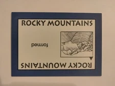 PERSPECTIVE Time Line Game 1992 used ROCKY MOUNTAINS World History free ship