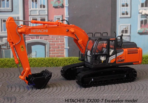 1:50 25CM ZAXIS200-7 Excavator Construction Machine Equipment Diecast Model - 第 1/7 張圖片