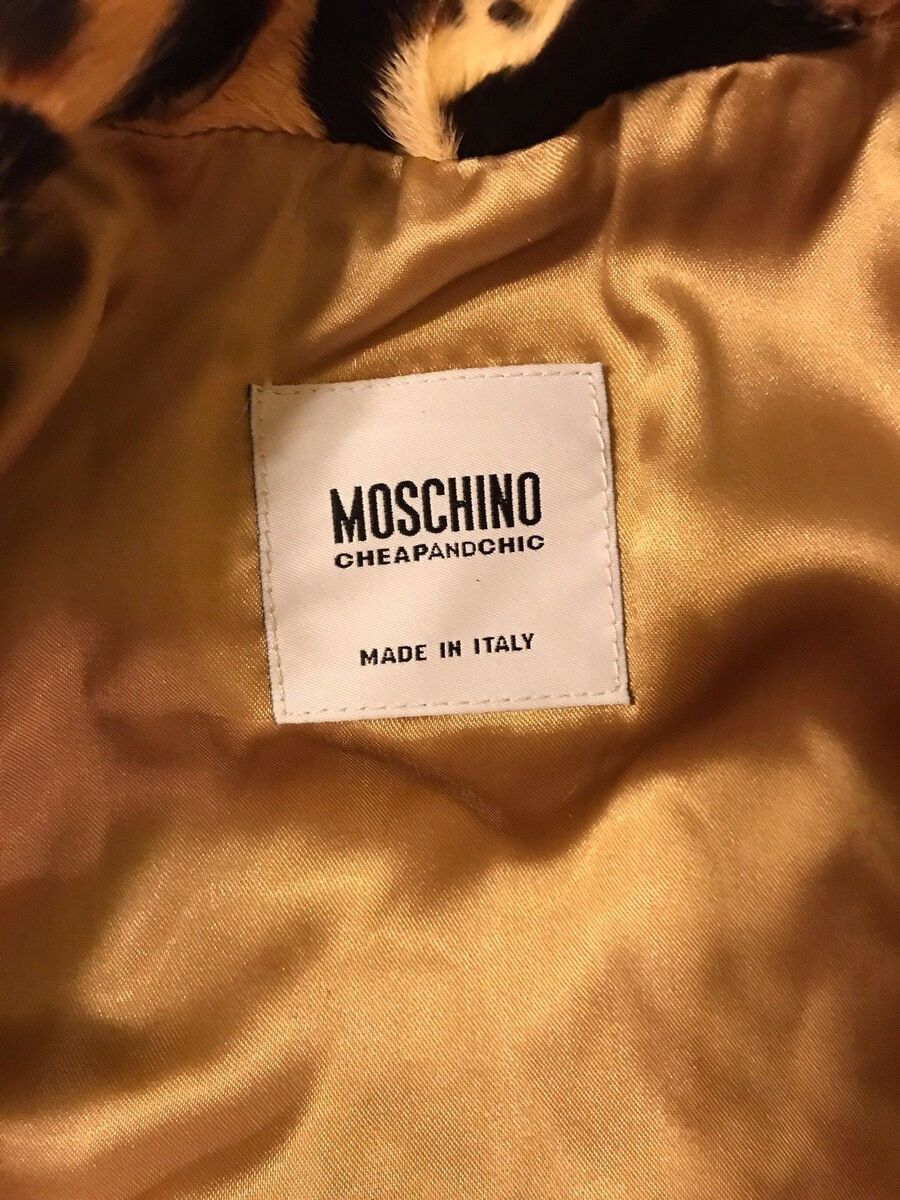 Vintage MOSCHINO Cheap & Chic NWT Jacket - Rare Animal Print Vintage MOSCHINO Cheap & Chic NWT Jacket - Rare Animal Print