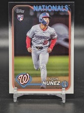 2024 Topps Update Rookie Card - Nasim Nunez - US267 - Nationals