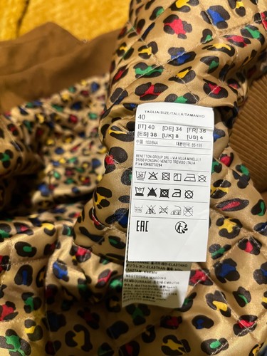 United Colours of Benetton Disney Collaboration Bambi Bomber Jacket Size 8 BN - Picture 21 of 24