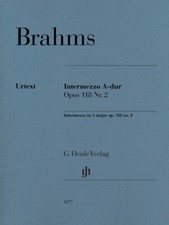 Brahms Intermezzo in A Major Op 118 No 2 Sheet Music NEW 051481377