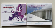 2011 Luxemburg - L'architecture moderne au Luxembourg 2 Euro & Kursmünzensatz 