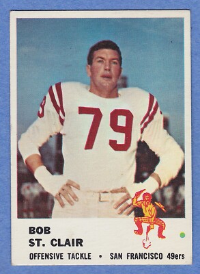 1961 Fleer #63 Bob St. Clair EX/MT