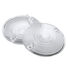 2x Turn Signal Light Cover Clear Lens For Harley Heritage Softail Touring 86-19