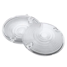 2x Turn Signal Light Clear Lens Cover for Harley Touring Road King Electra Glide