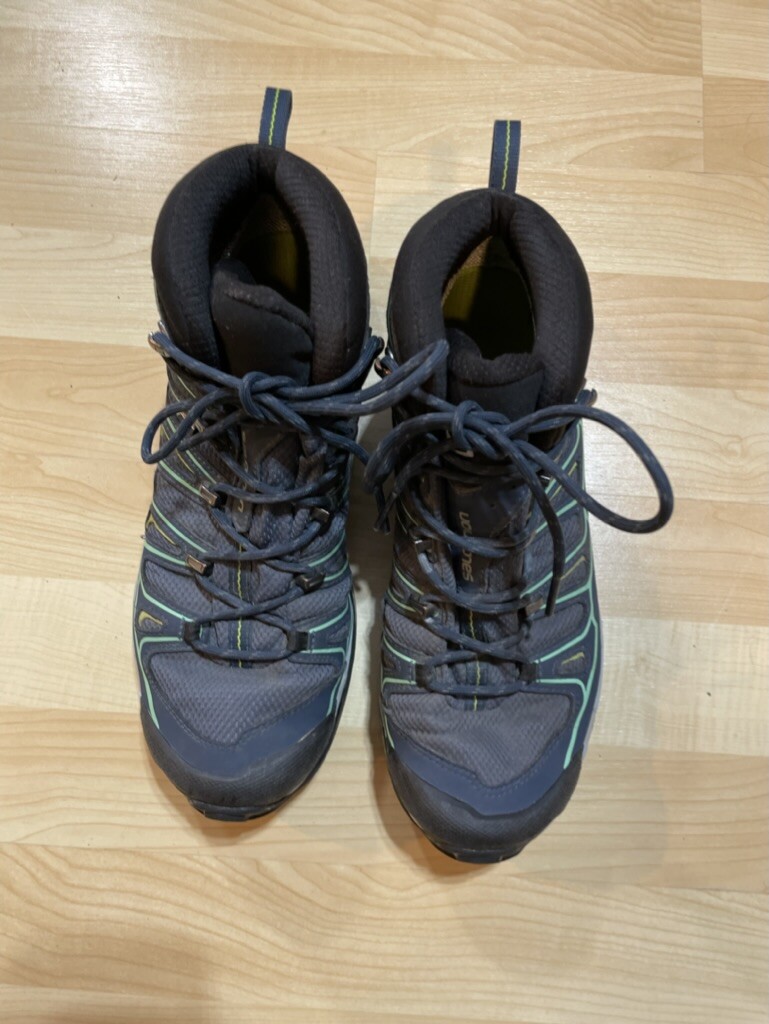 Stivali da trekking Salomon X Ultra Mid GTX GoreTex scarpe donna US 9 con superpiedi