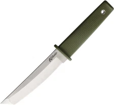 Cold Steel Kobun Fixed Blade Knife OD Green Kray-Ex AUS-8A w/ Sheath