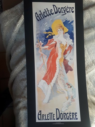 Werbeplakat Arlette Dorgere von Jules Cheret Reproduktion aus Erbschaftsdammlung - Bild 2 von 8