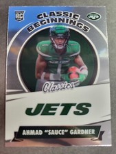 Ahmad Sauce Gardner 2022 Panini Classics Chrome Classic Beginnings RC Jets CB-24