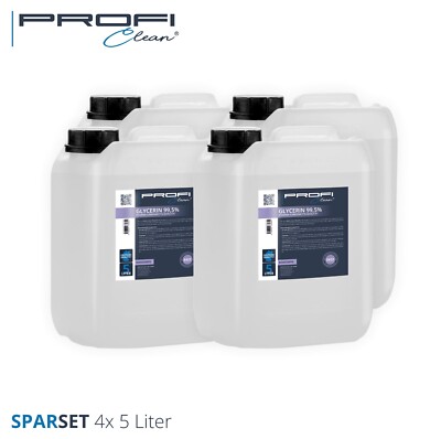 Glycerin E422 (Ph. Eur. Qualität) Pflanzliches Glyzerin 20L / 4 x 5000ml