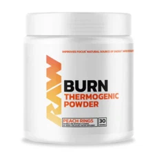 Raw Nutrition - RAW BURN 30 Servings Peach Rings