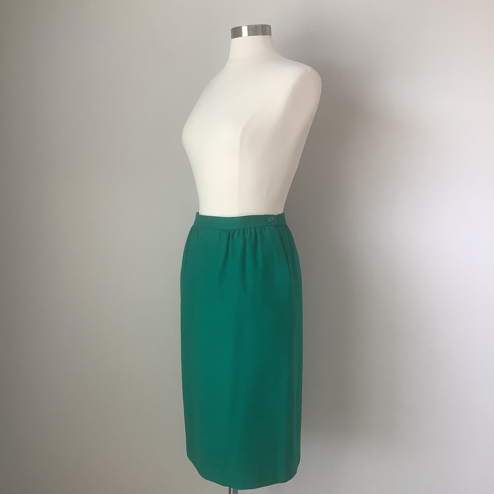 Pendleton Pleated 100% Virgin Wool Classic Green … - image 5