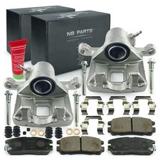 2x Bremssattel Bremsbeläge hinten für Opel Frontera A B U92 U99 Monterey M92 M98