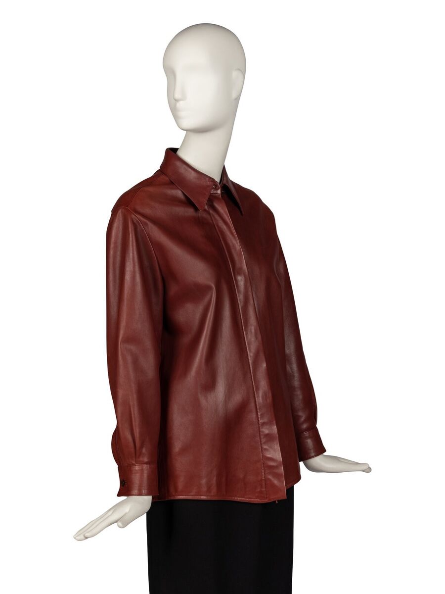 HERMÈS Martin Margiela Hermes Paris 2002 Red Lambskin HERMÈS Martin Margiela Hermes Paris 2002 Red Lambskin