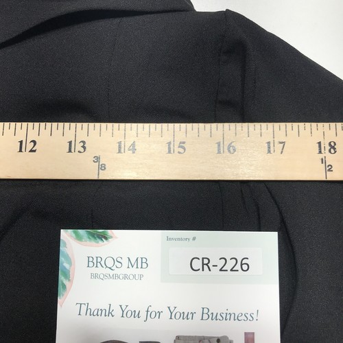 Torrid Blazer Jacket Crepe Black Long Lined Career Essentials Size 1X/14-16 NEW - Picture 17 of 17