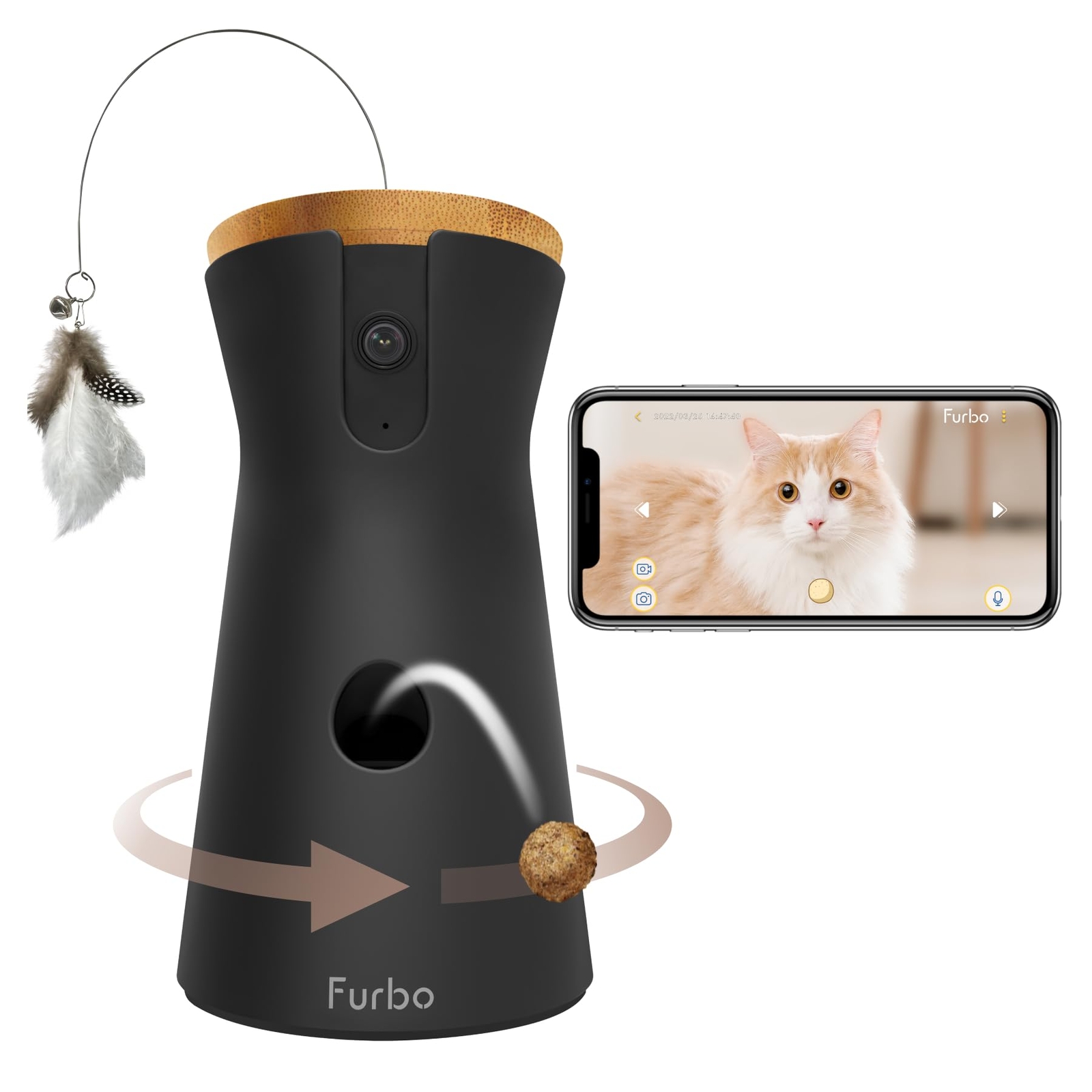 Furbo Mini Pet Camera Full HD Color Night Vision Auto Tracking Security Alerts-image