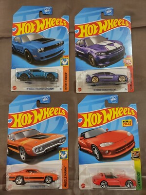 Hot Wheels Dodge Lot Viper Challenger Charger
