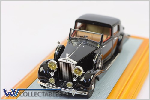 IL052 RoRo Plll 3CP130 Sedanca De Ville Hooper 1937 Black. Ilario Limited Serie. - Picture 12 of 17