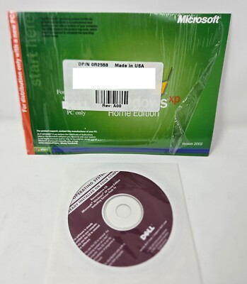 Microsoft Windows XP Home Edition SP 1a Dell Re-installation CD-ROM Licensed