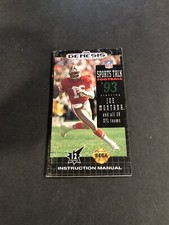 sega genesis sports talk football 93 Joe montana manual only