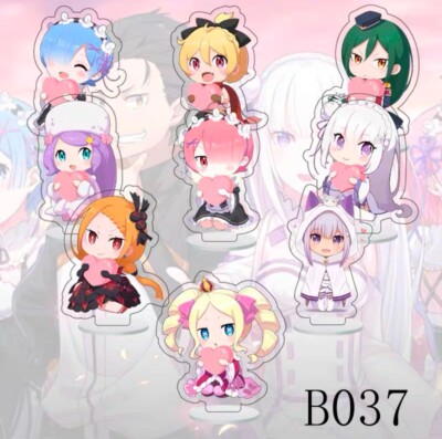 Anime Re:Zero Starting Life Another World Mini Acryl Ständer WÄHLEN SIE IHRE FIGUR