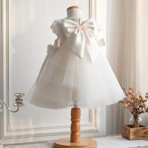 Baby Girl Princess Lace Dress Toddler Vestido Party Wedding Birthday Clothes - Picture 3 of 15