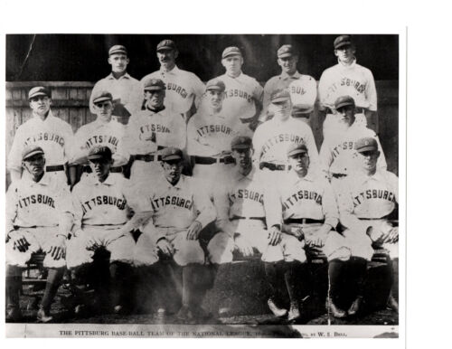 1896 PITTSBURGH PIRATES 8X10 TEAM PHOTO BASEBALL USA MLB