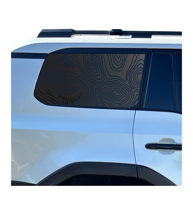 Topography map Decal for 2024-2025 Toyota Land Cruiser overland camper LC3-TX1